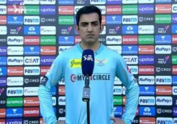 Gautam Gambhir talking about Ayush Bdadoni before CSK vs LSG match of Tata IPL 2022