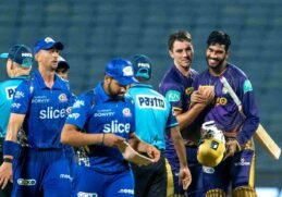 IPL 2022 KKRvsMI kolkata knight riders beat mumbai Indians by 5 wicket with the help of fastest fifty of IPL by pat cummins